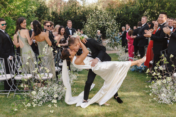 The Bride’s Danielle Frankel Look Set The Tone For Her Black-Tie, Wine Country Wedding in California