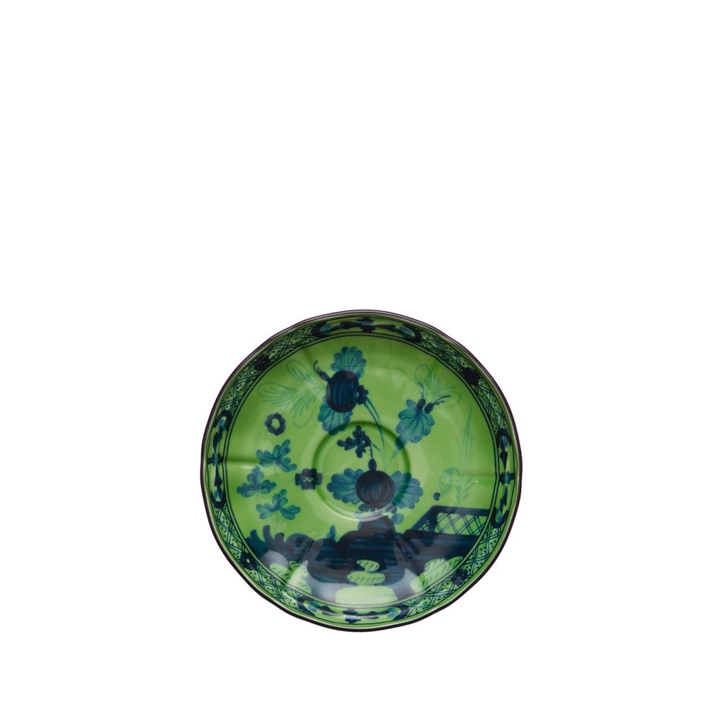Oriente Italiano Tea Saucer in Malachite