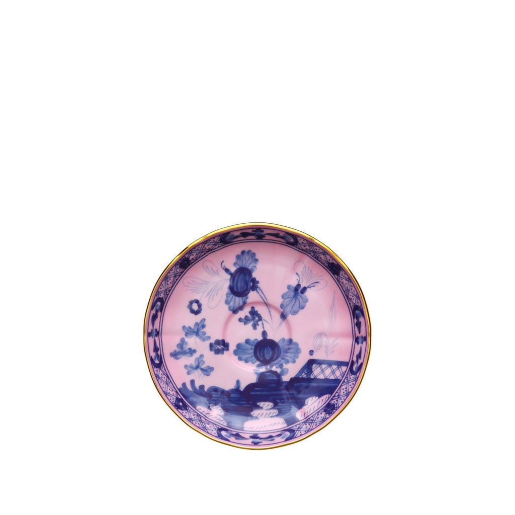 Oriente Italiano Tea Saucer in Azalea