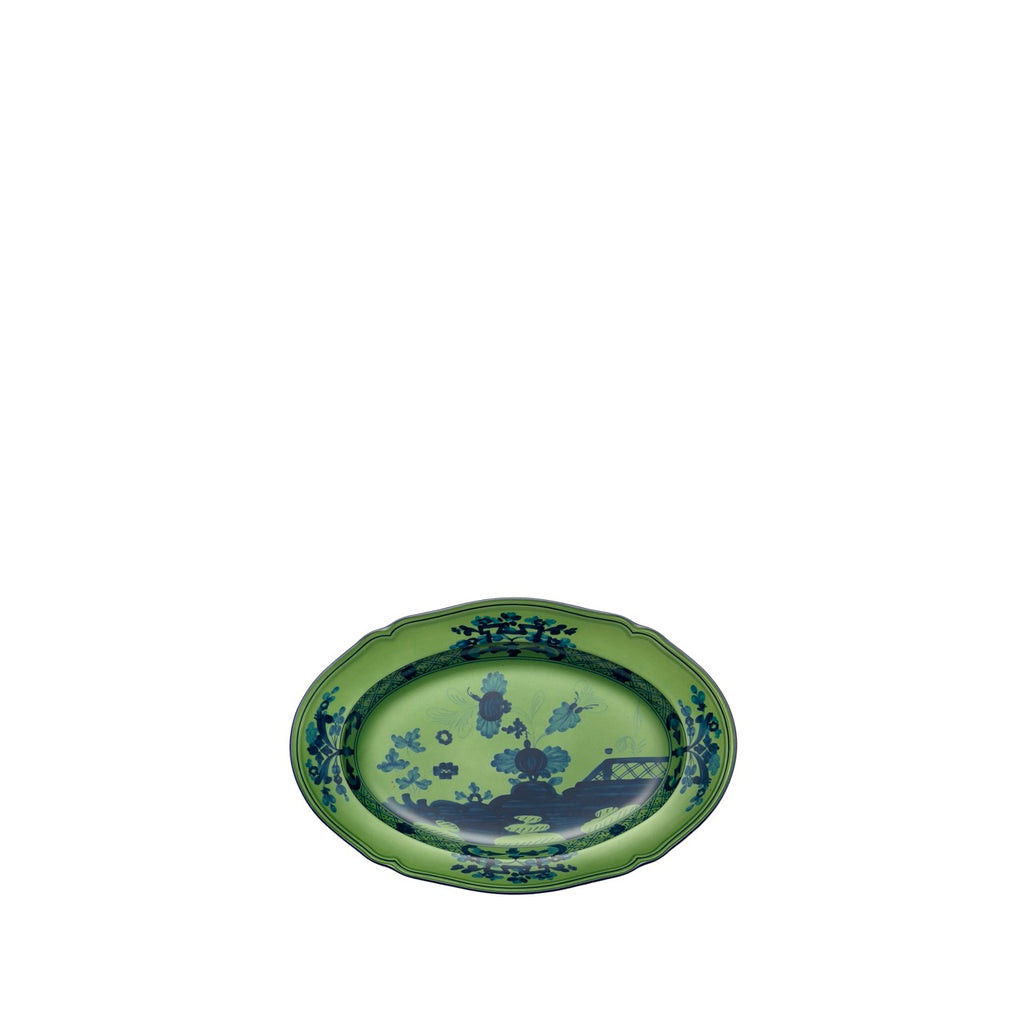 Oriente Italiano Pickle Dish in Malachite