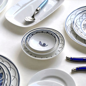 Blue Bird Set of 3, Canapé Dishes