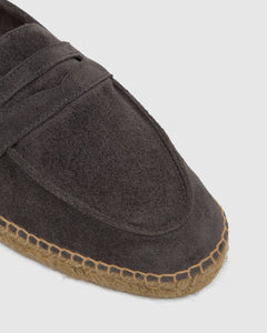 Men's Nacho in Charcoal Leather