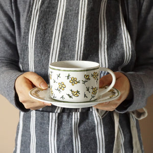 Daisy Chain Cup and Saucer