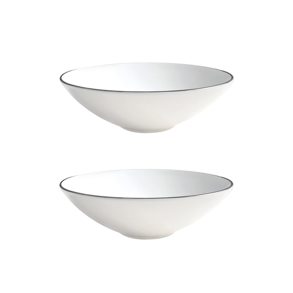 Alex Platinum Set of 2, 8" Soup / Pasta Bowl
