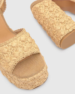 Fabiana in Natural Leather