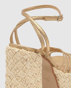 Farah in Gold Leather