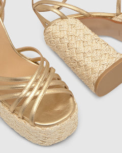 Farah in Gold Leather