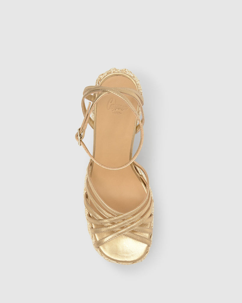 Farah in Gold Leather