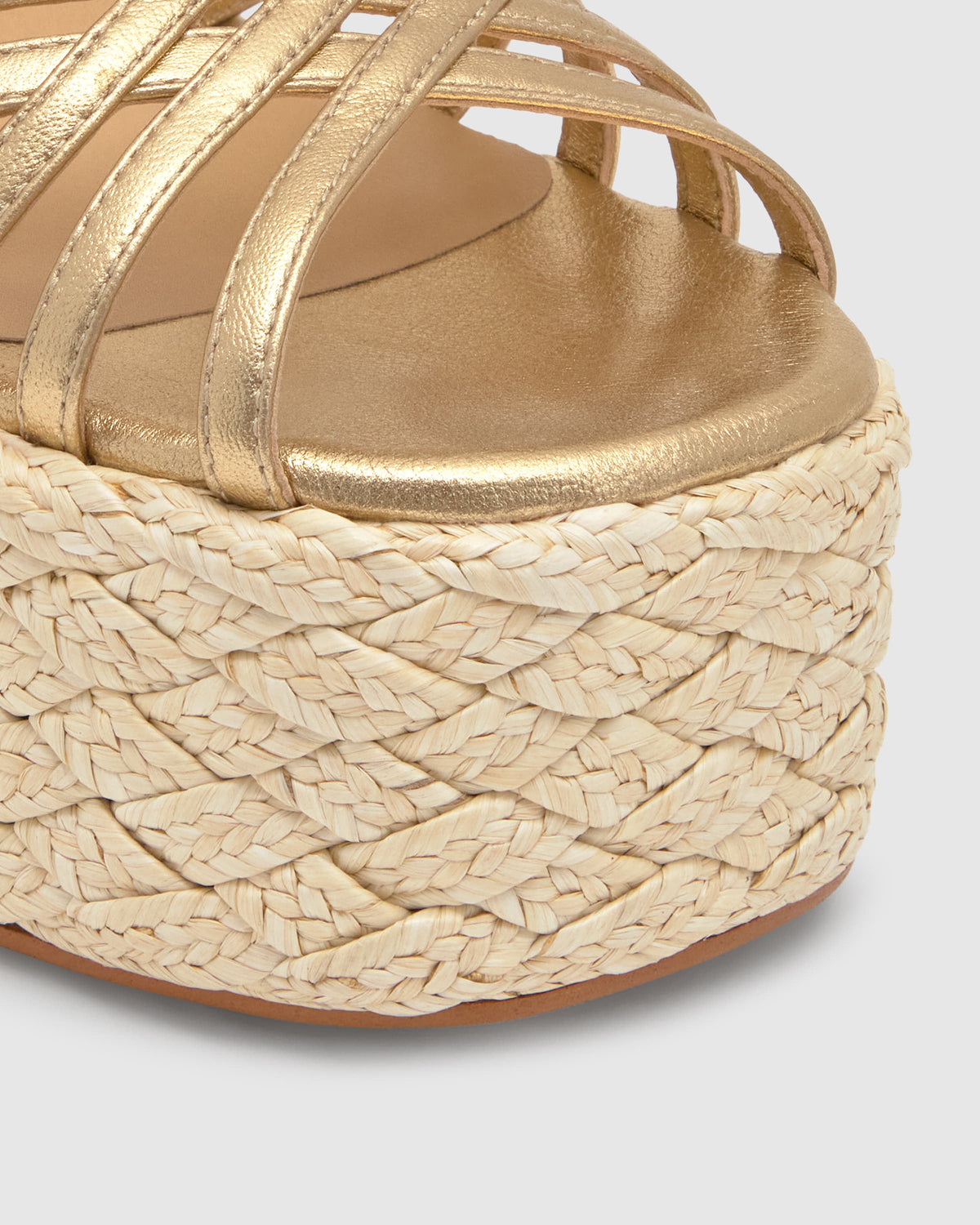 Farah in Gold Leather