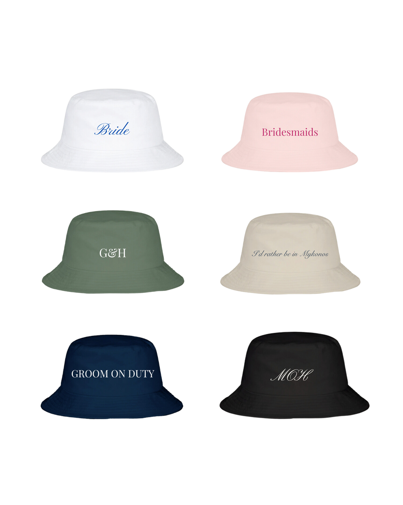 Personalized Bucket Hat Bundle