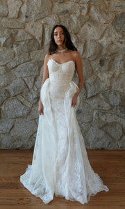 Paula French Lace Corset Gown
