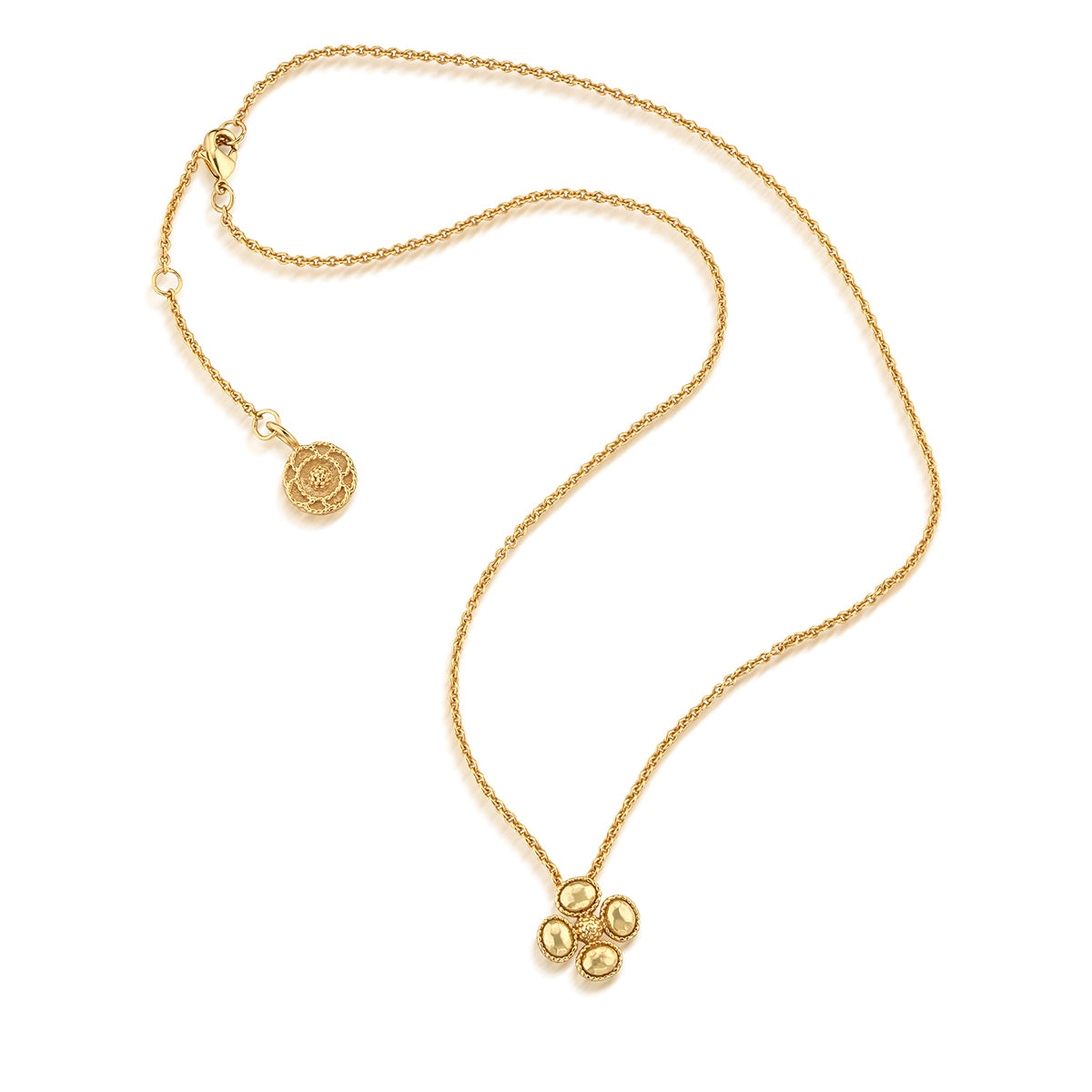 Berry Clover Station Necklace