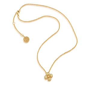 Berry Clover Station Necklace