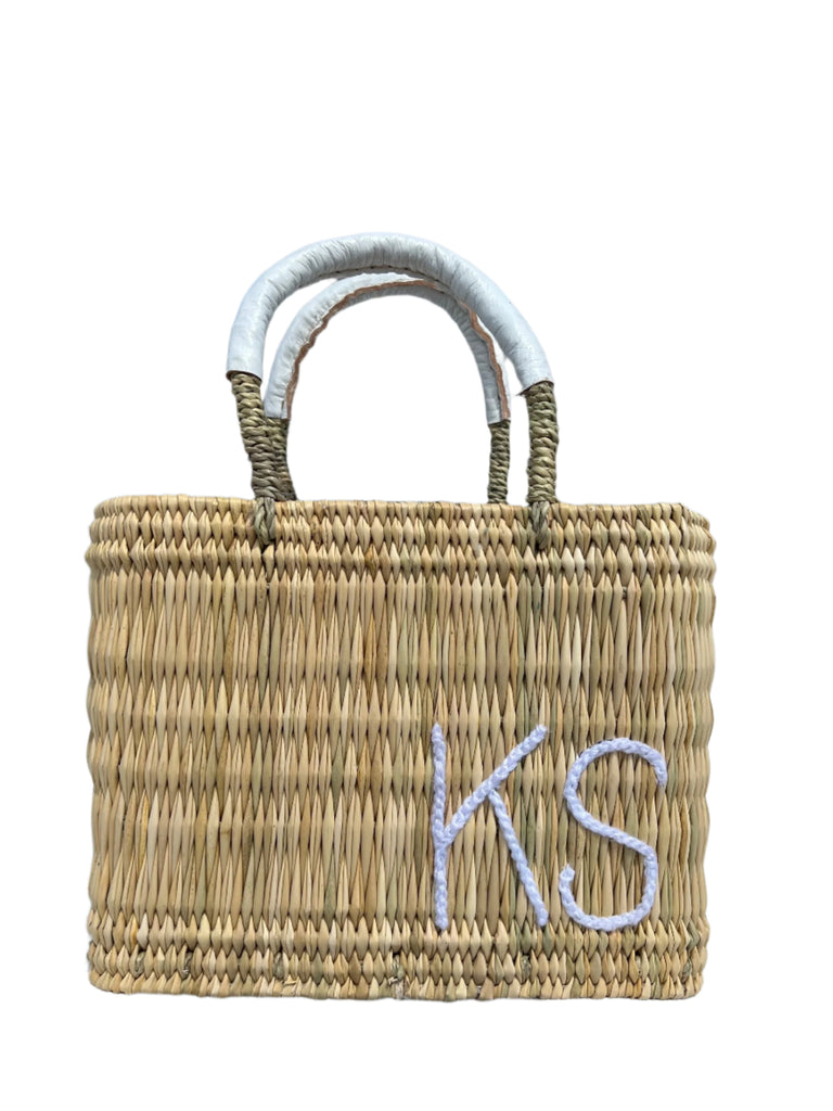 Monogram Structured Weave Bag