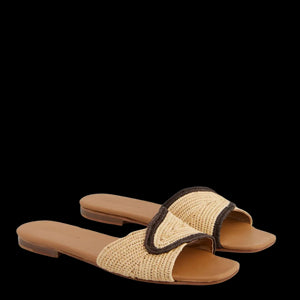 Volakas Sandal in Nude/Brown
