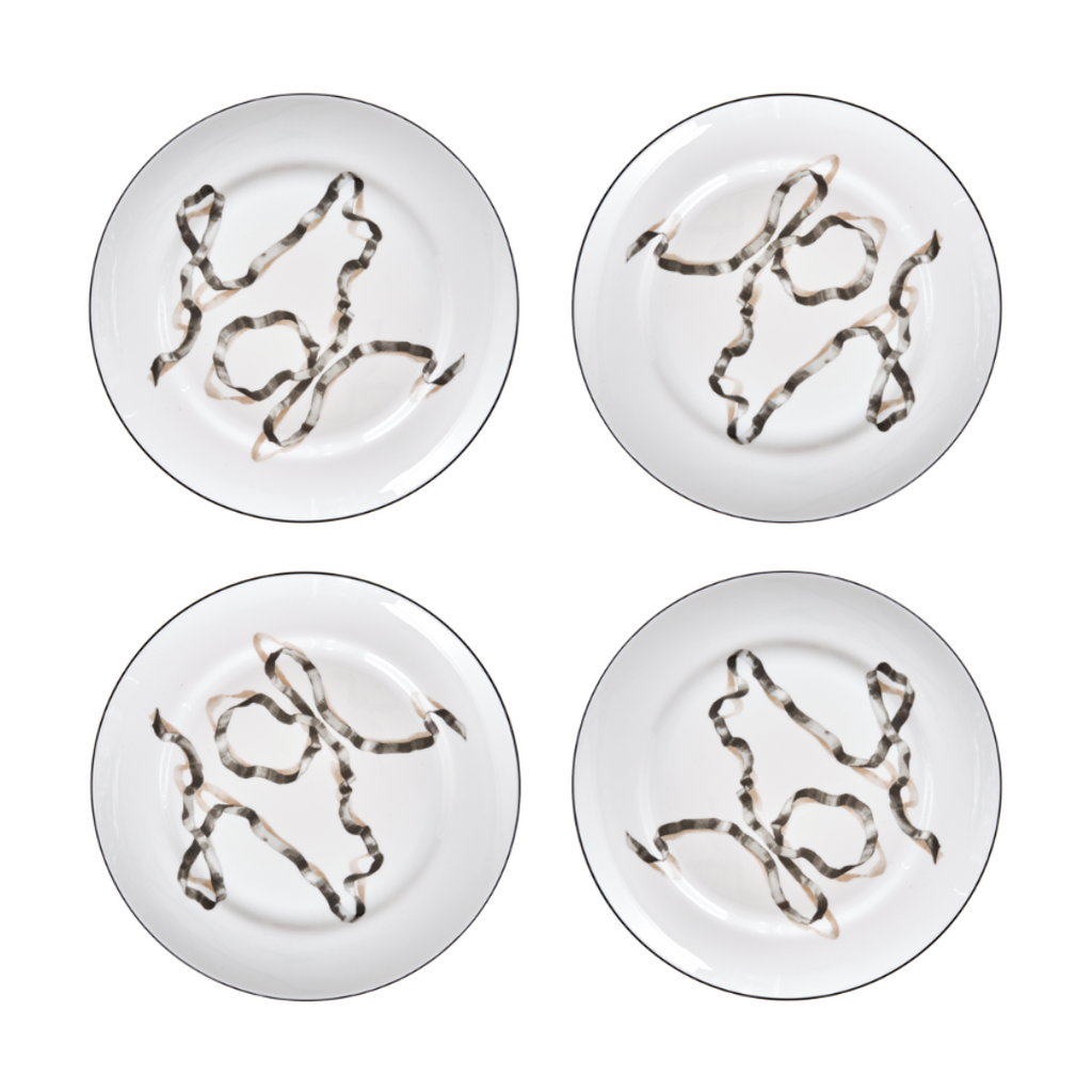 Ribbon Dinner Plates