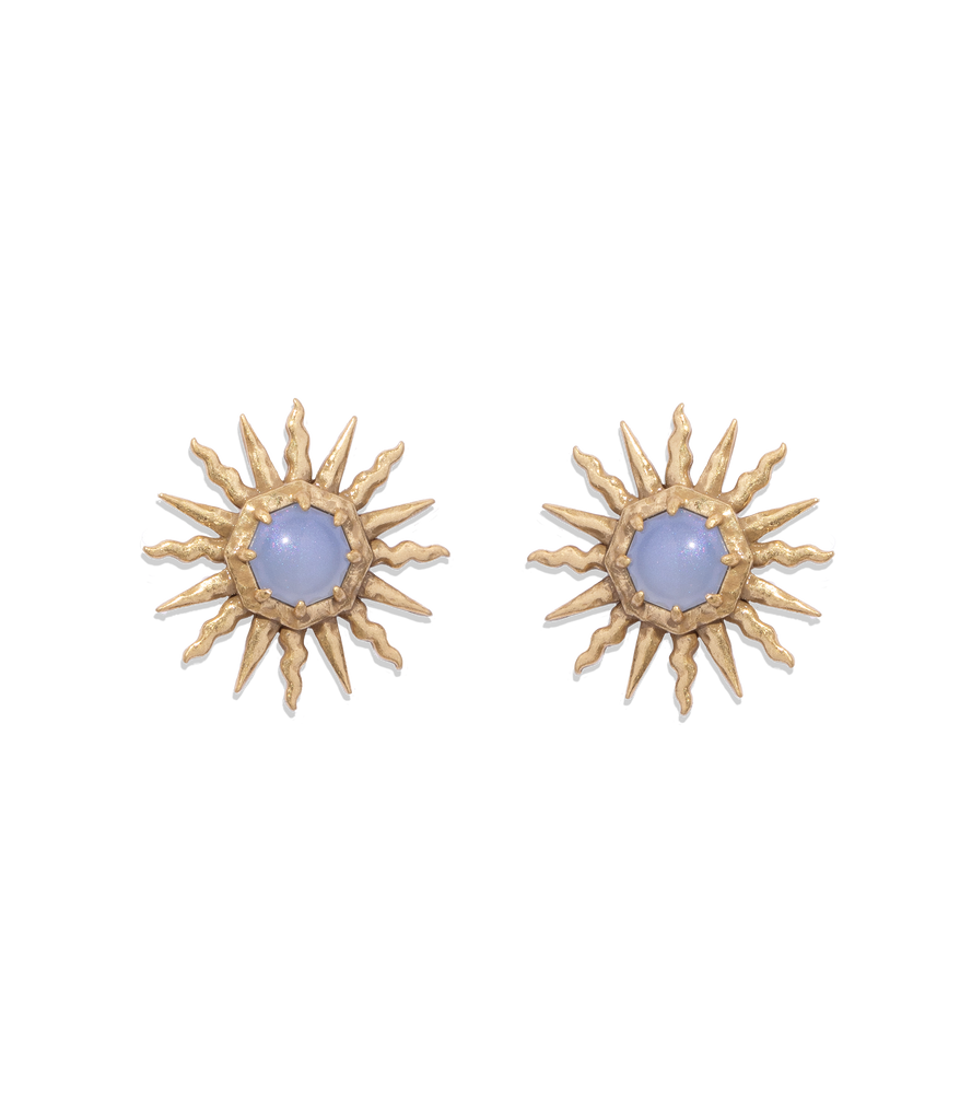 Fira Sun Studs in Gold