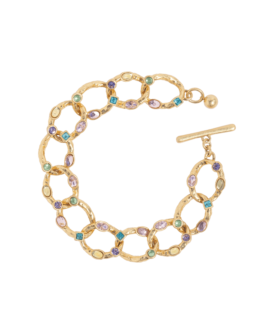 Almeria Link Bracelet in Gold