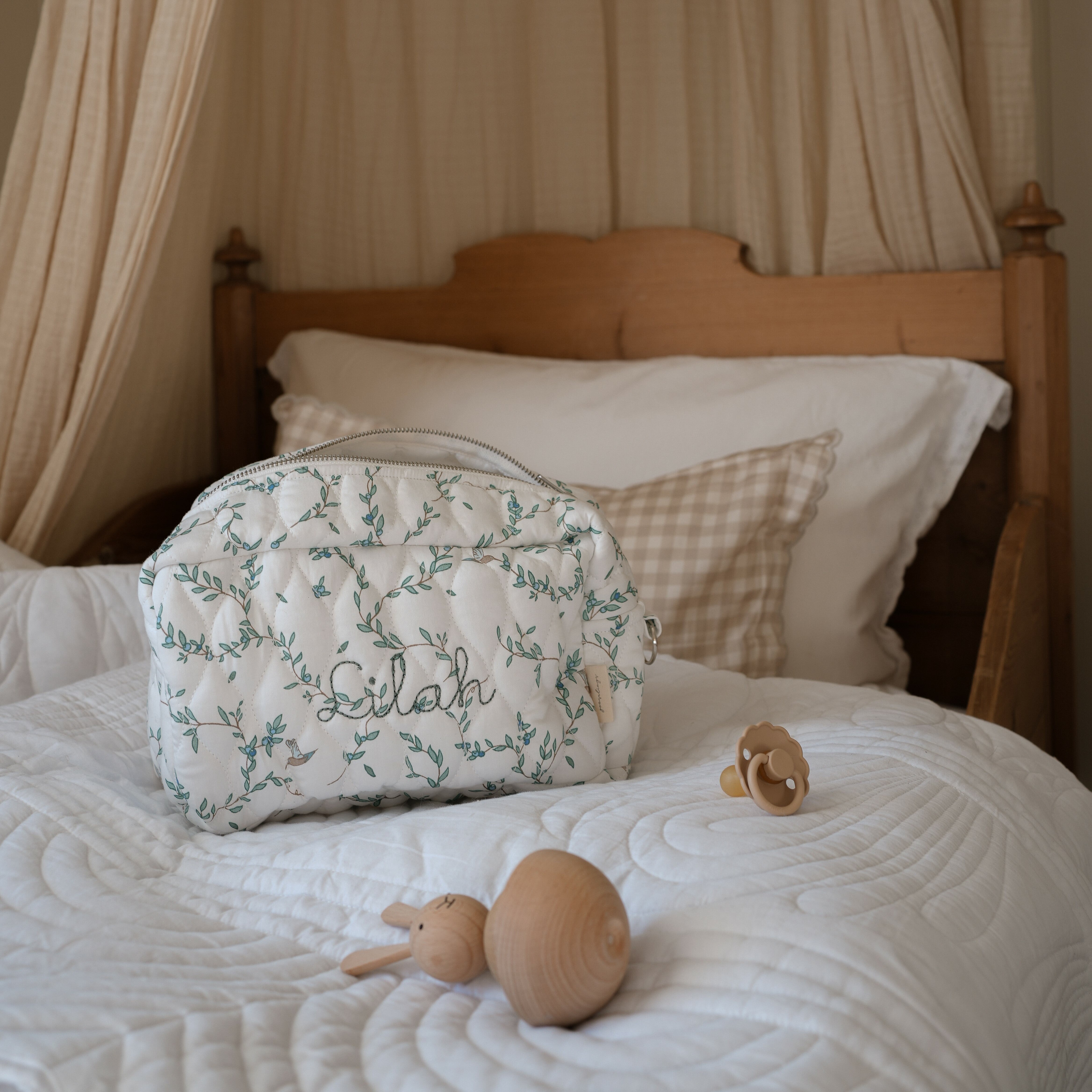 Toiletry Pouch in Secret Garden