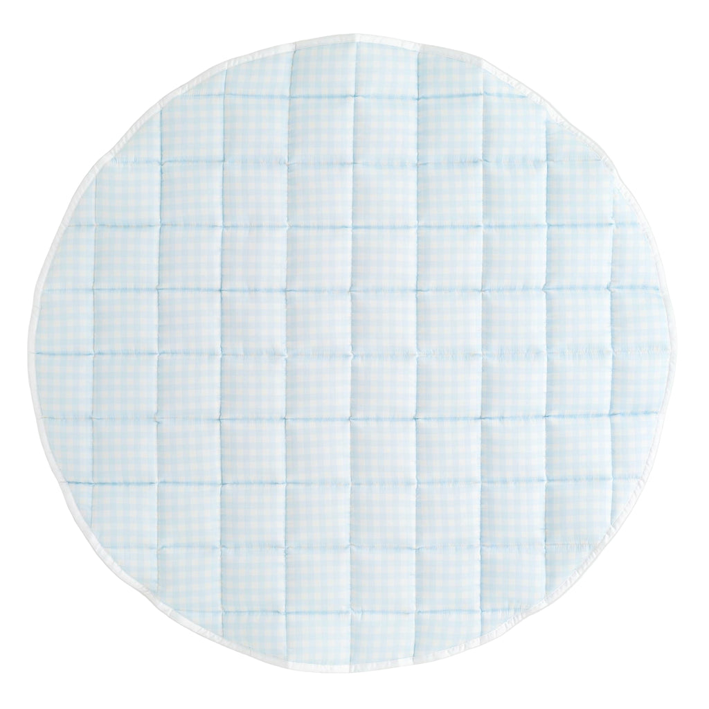 Picnic Gingham Play Mat in Blue