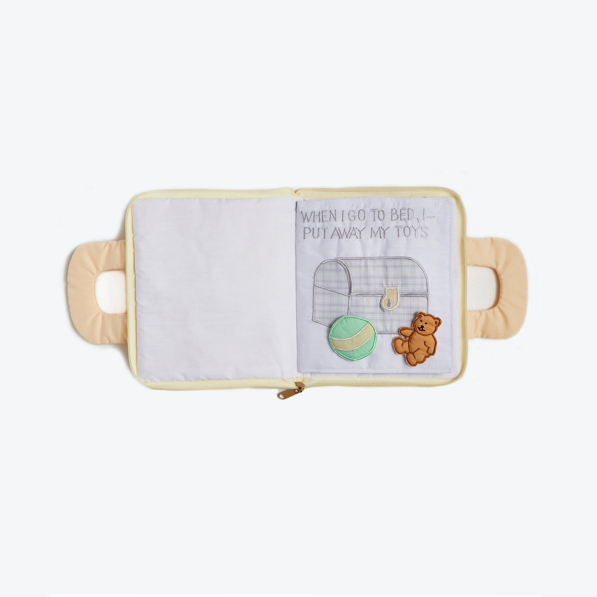 Goodnight Gooseling Activity Book. When I go bed I put away my toys