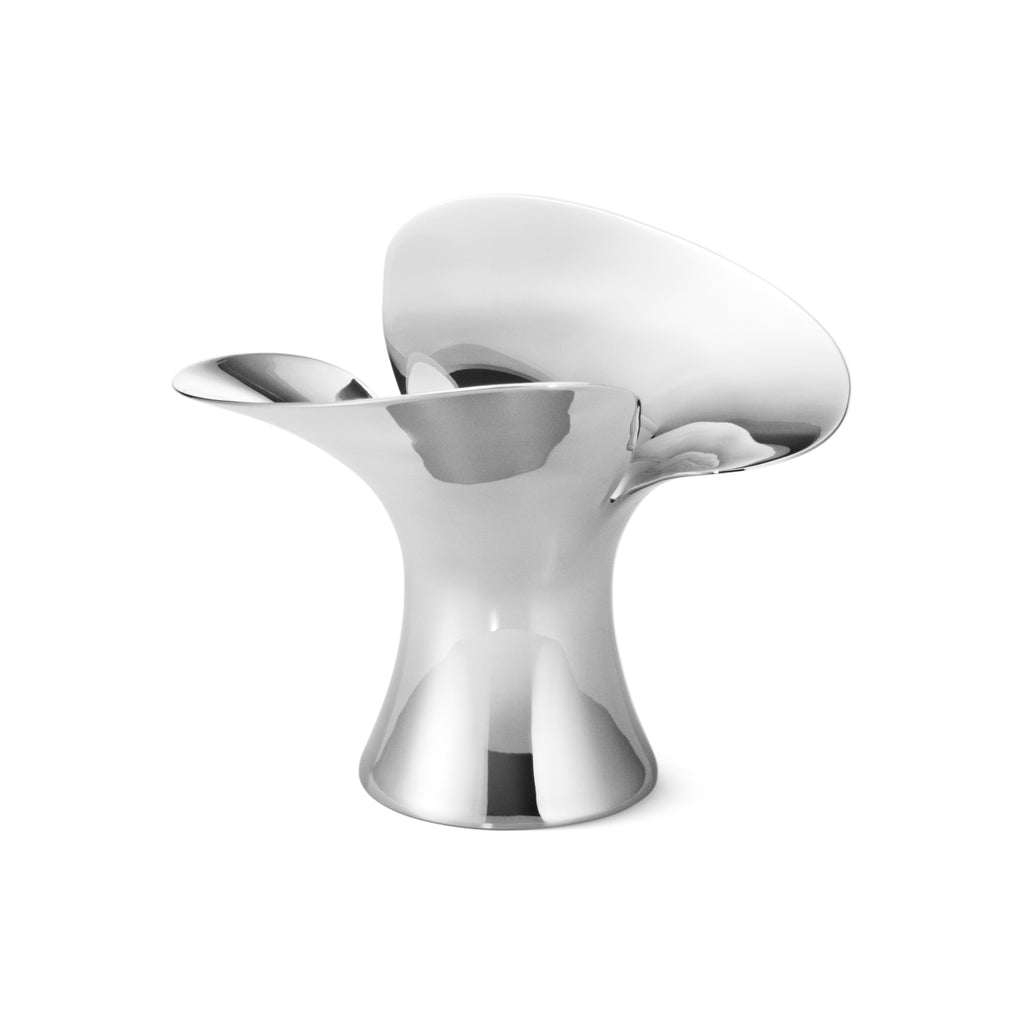 Bloom Taper Candleholder Steel, Set of 2
