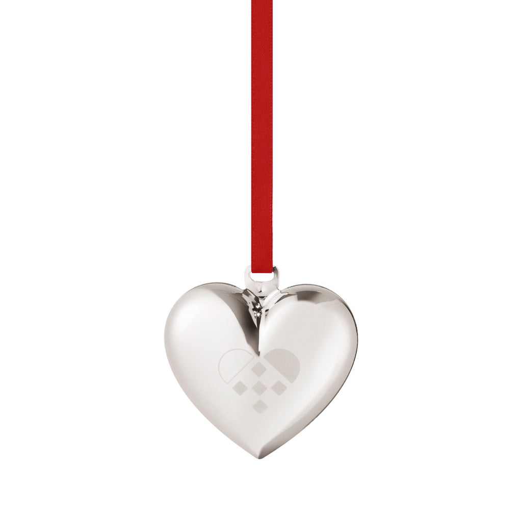 2025 Heart Palladium Plated Brass