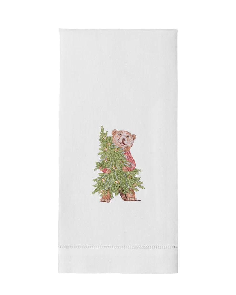 Bear Tree Hug Hand Towel