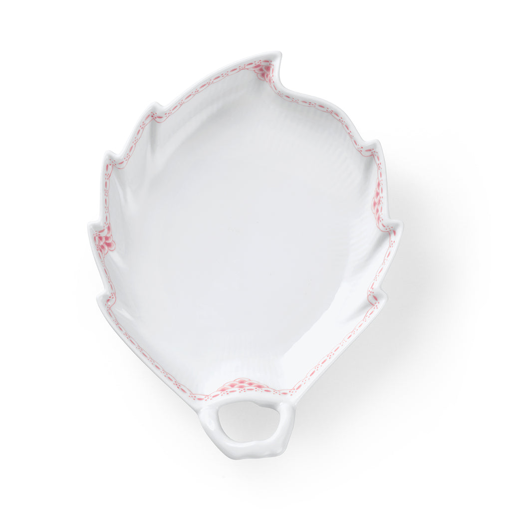 Coral Lace Dish Leaf Shaped, 9"