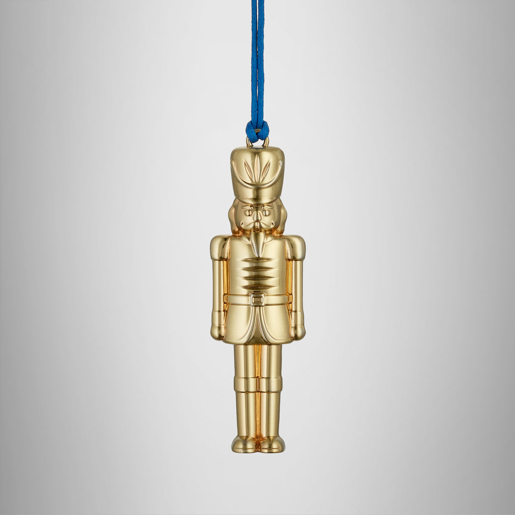 Christmas Nutcracker Golden Ornament