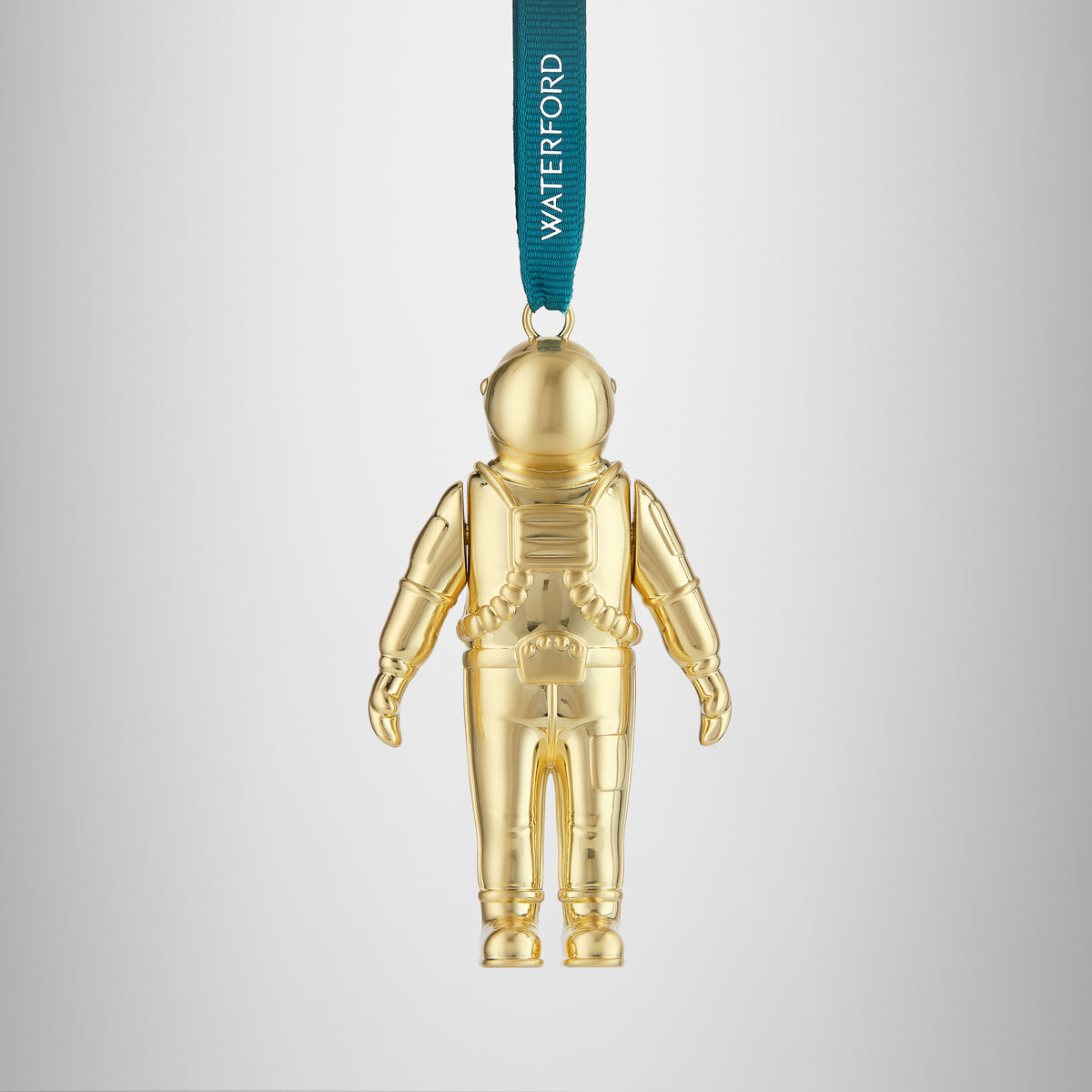 Christmas Spaceman Golden Ornament