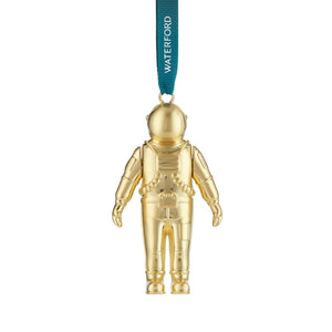 Christmas Spaceman Golden Ornament