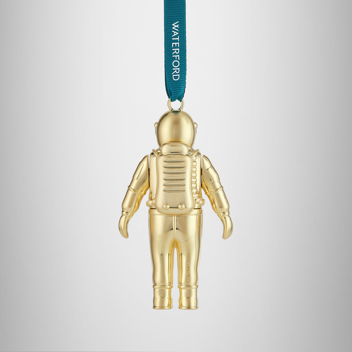 Christmas Spaceman Golden Ornament