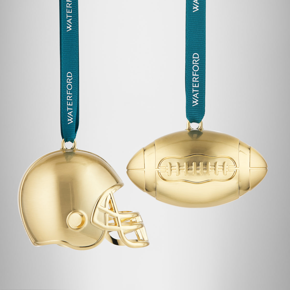 Football/Football Helmet Ornament, Set of 2