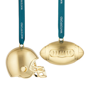 Football/Football Helmet Ornament, Set of 2