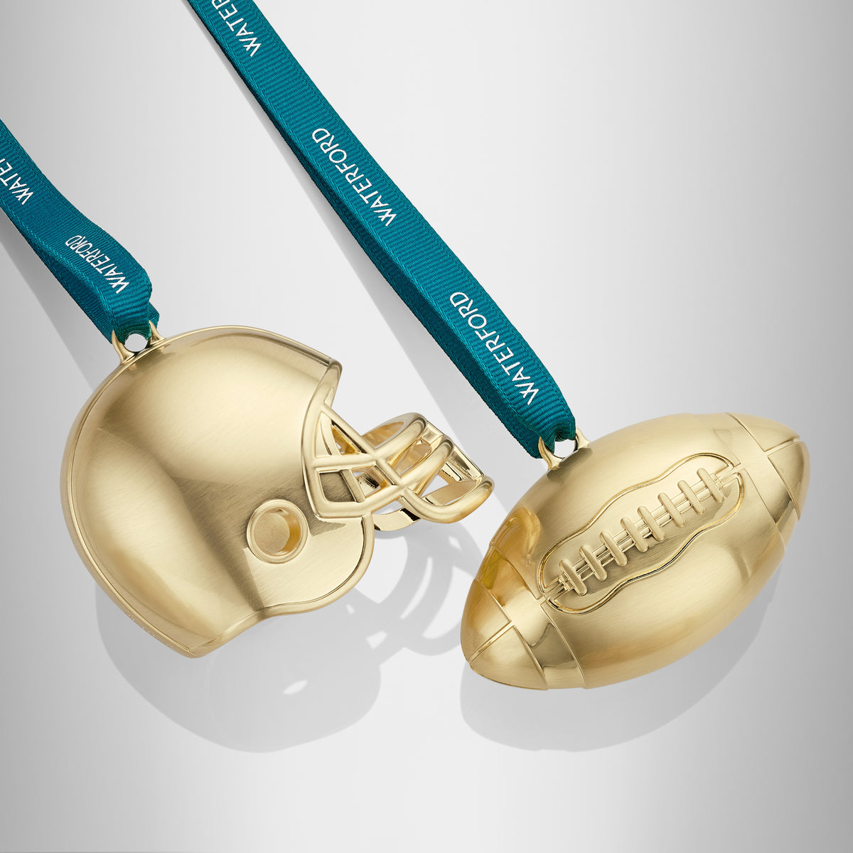 Football/Football Helmet Ornament, Set of 2