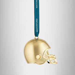 Football Helmet Golden Ornament