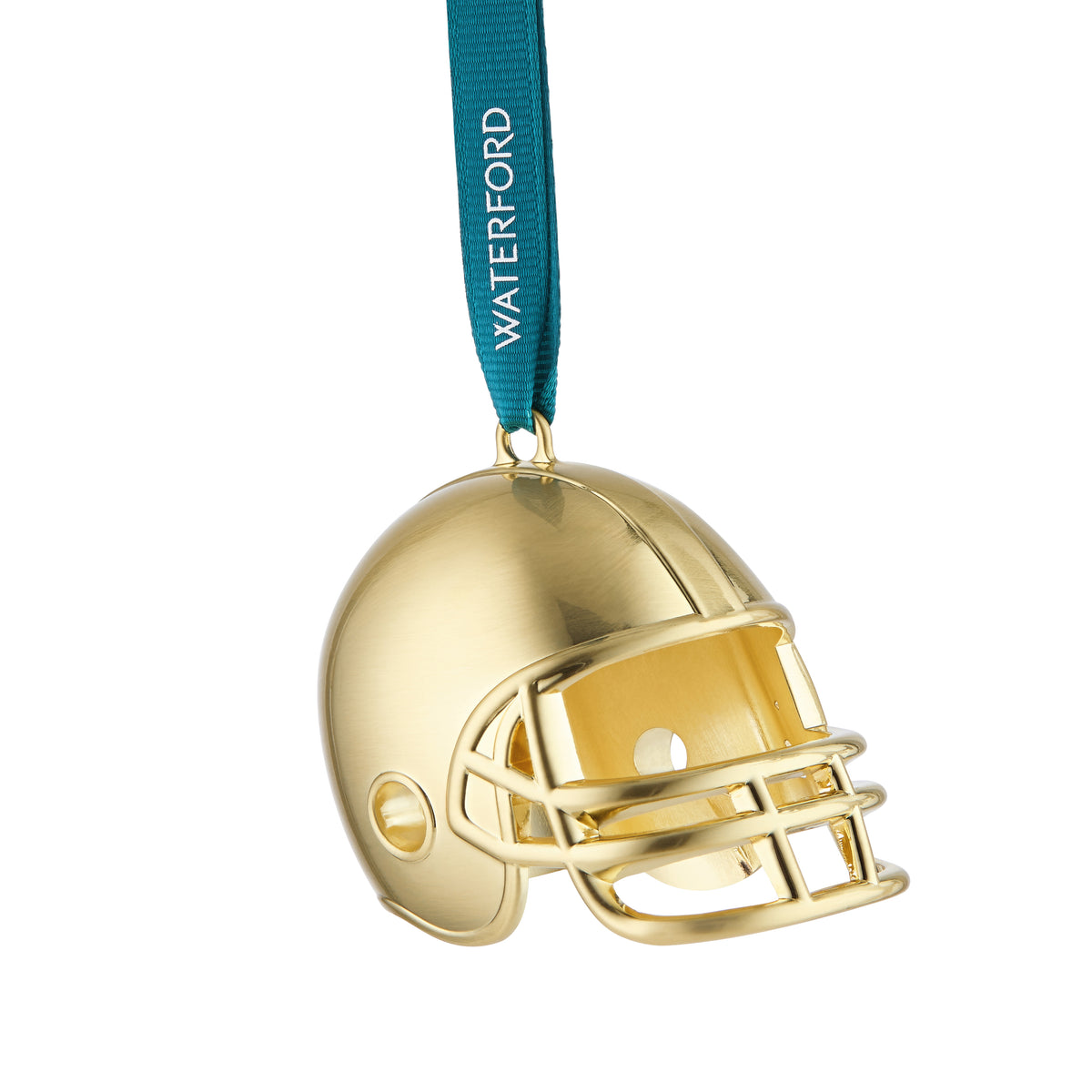 Football Helmet Golden Ornament