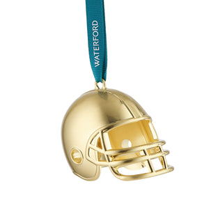 Football Helmet Golden Ornament