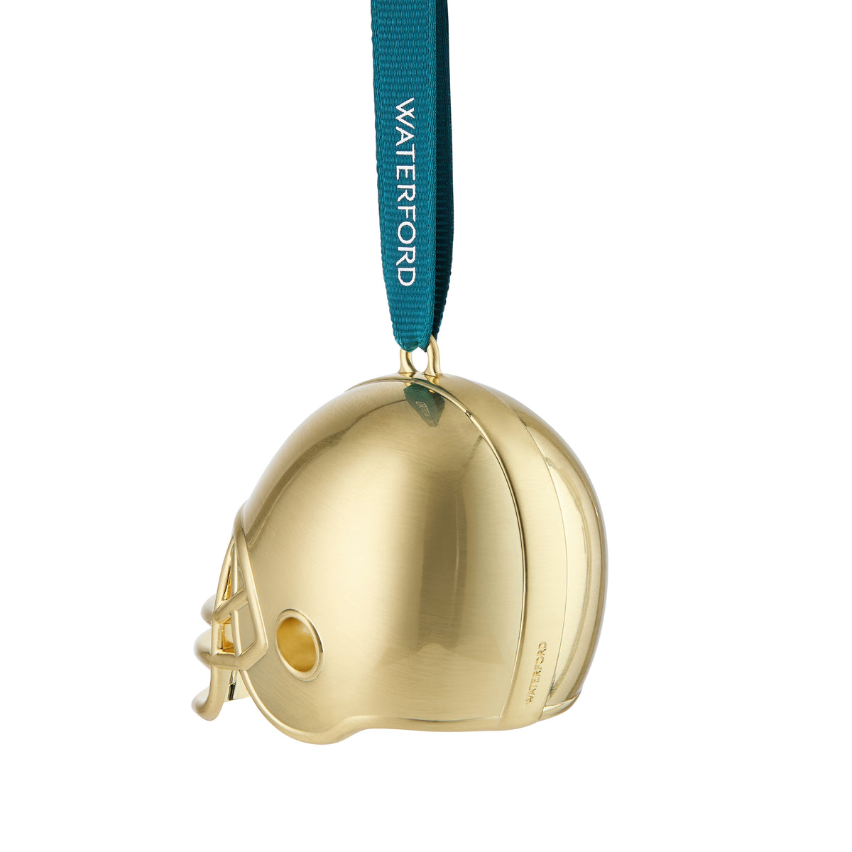 Football Helmet Golden Ornament