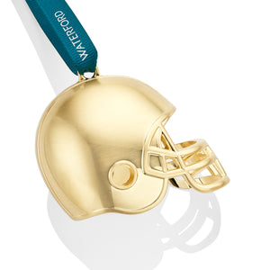 Football Helmet Golden Ornament