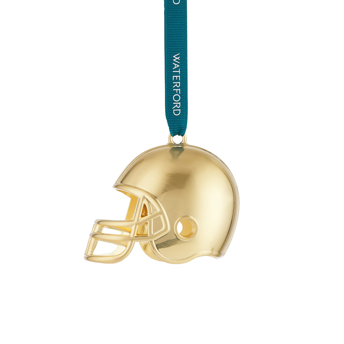 Football Helmet Golden Ornament
