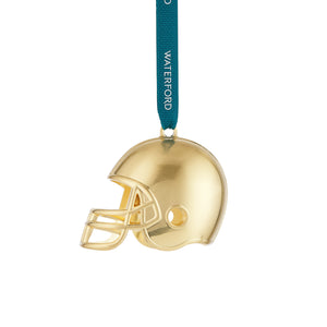 Football Helmet Golden Ornament