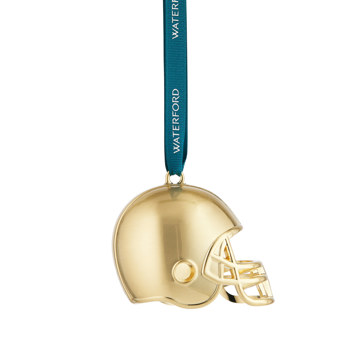 Football Helmet Golden Ornament