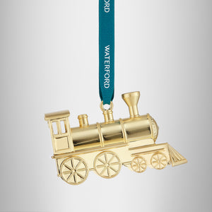Steam Train Golden Ornament