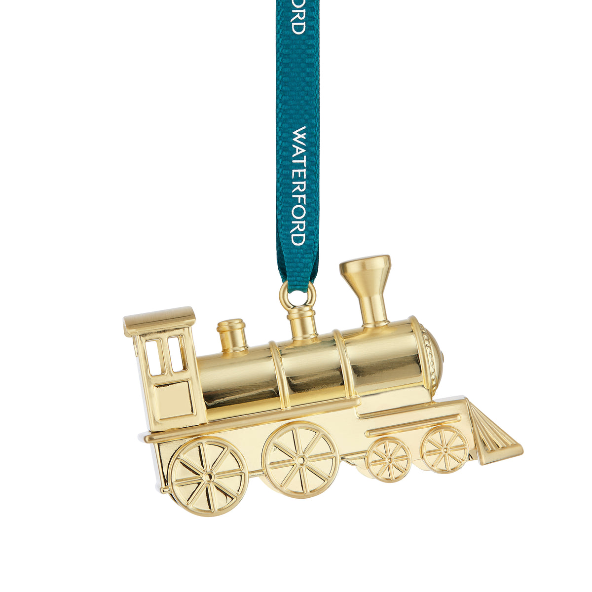 Steam Train Golden Ornament