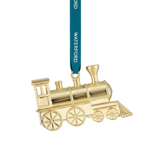 Steam Train Golden Ornament