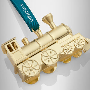 Steam Train Golden Ornament