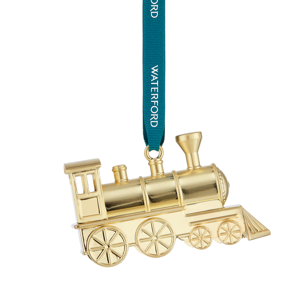 Steam Train Golden Ornament