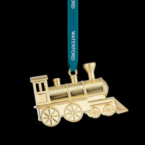 Steam Train Golden Ornament